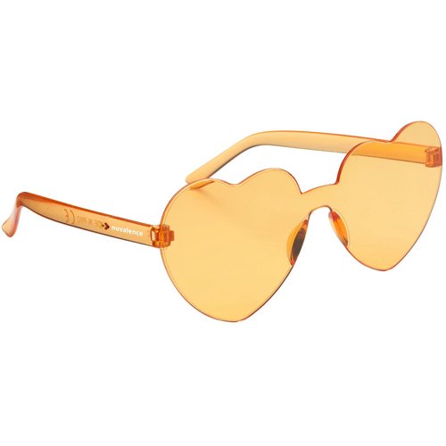 Sunnyheart Sunglasses Zonnebril Transparant Oranje