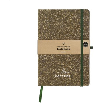 Teaground Cork Notebook A5 Notitieboek Bruin