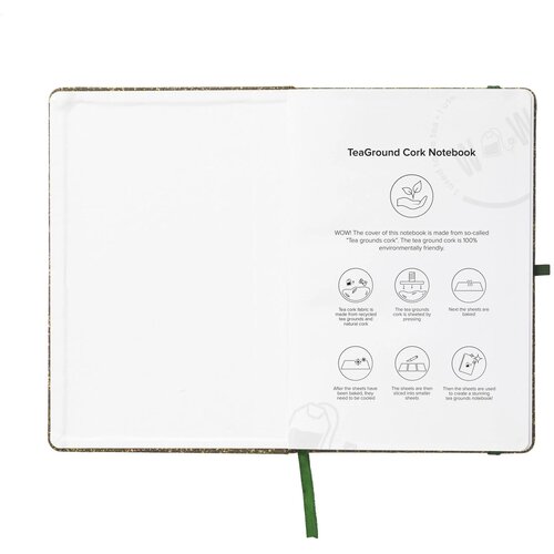 Teaground Cork Notebook A5 Notitieboek