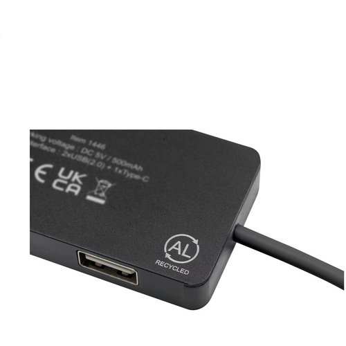 Tecco Grs Recycled Alu Usb Hub
