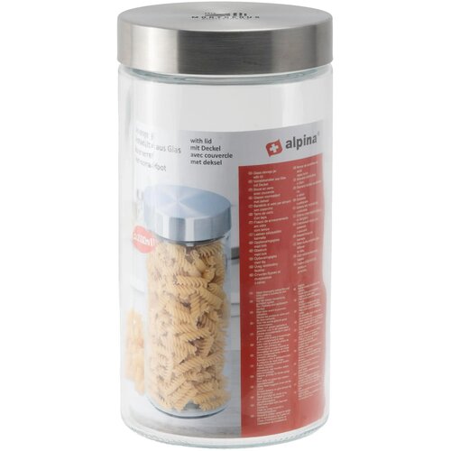 Trans Jar Voorraadpot 1,5 L Grijs