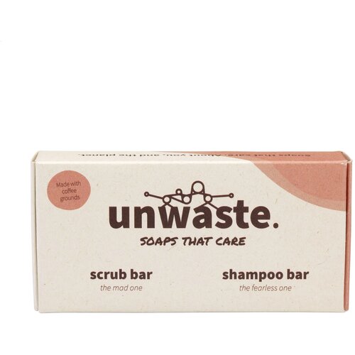 Unwaste Duopack Scrub & Shampoo Bar