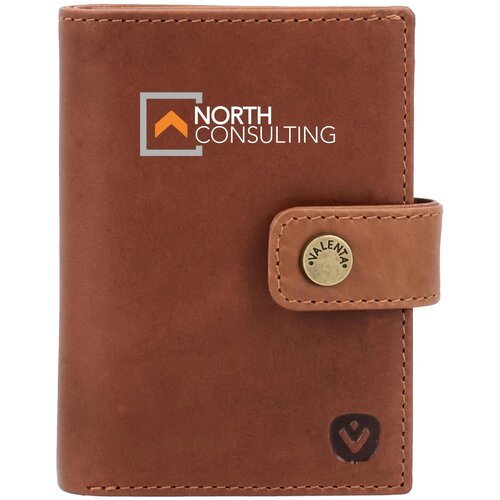 Valenta Card Wallet Leather Magsafe Luxe Bruin