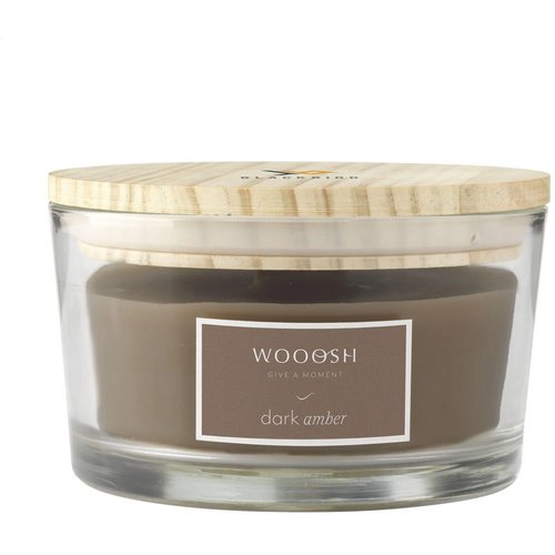 Wooosh Flame Scented Candle Dark Amber Geurkaars