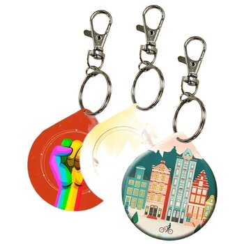 Condoom met sleutelhanger Condoom met sleutelhanger