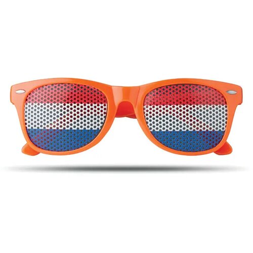 Zonnebril met vlag Flag fun oranje
