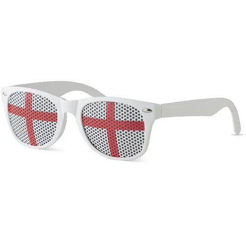 Zonnebril met vlag Flag fun ivoor