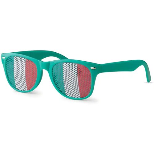 Zonnebril met vlag Flag fun groen