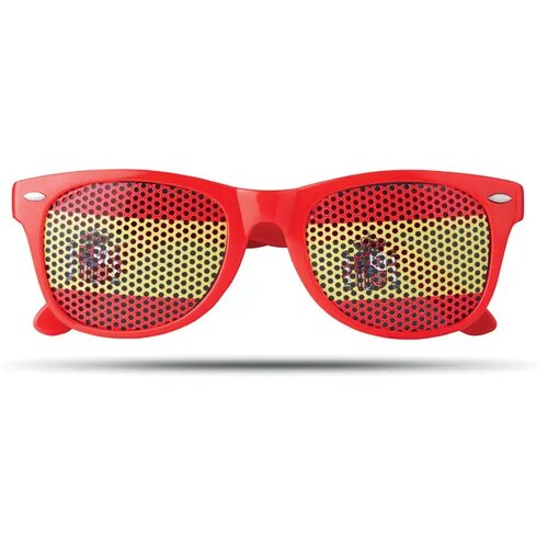 Zonnebril met vlag Flag fun rood