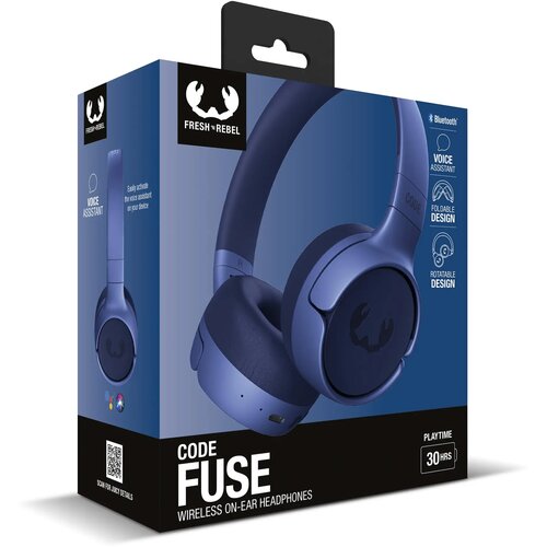 3HP1100 I Fresh 'n Rebel Code Fuse Draadloze on-ear koptelefoon blauw