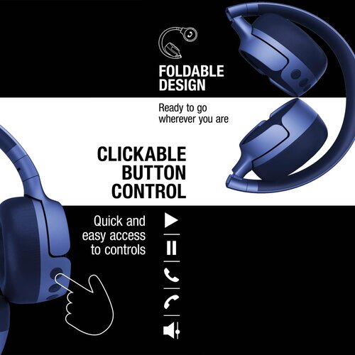 3HP1100 I Fresh 'n Rebel Code Fuse Draadloze on-ear koptelefoon blauw