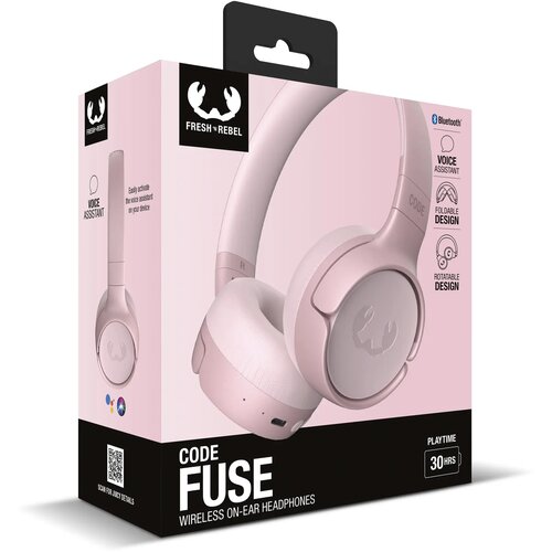 3HP1100 I Fresh 'n Rebel Code Fuse Draadloze on-ear koptelefoon roze