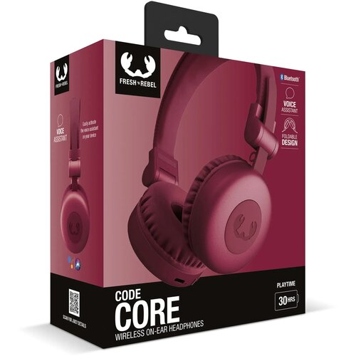3HP1000 I Fresh 'n Rebel Code Core Draadloze on-ear koptelefoon rood