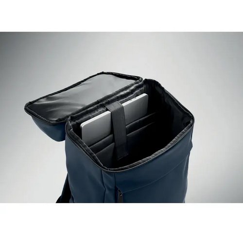 15" pu laptop rugzak Boulder marineblauw