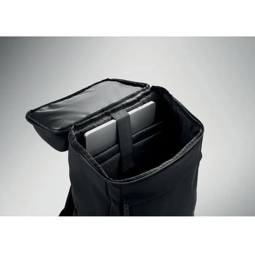 15" pu laptop rugzak Boulder zwart