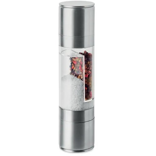 2-in-1 zout- en pepermolen Molin zilver