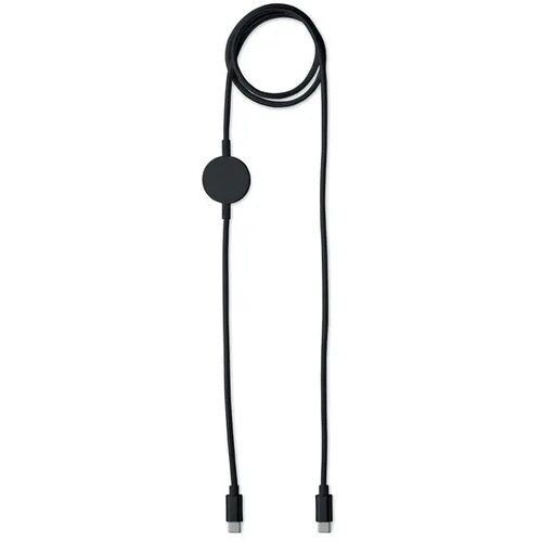 60w kabel & horloge-oplader Arger zwart