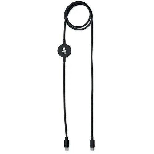 60w kabel & horloge-oplader Arger zwart