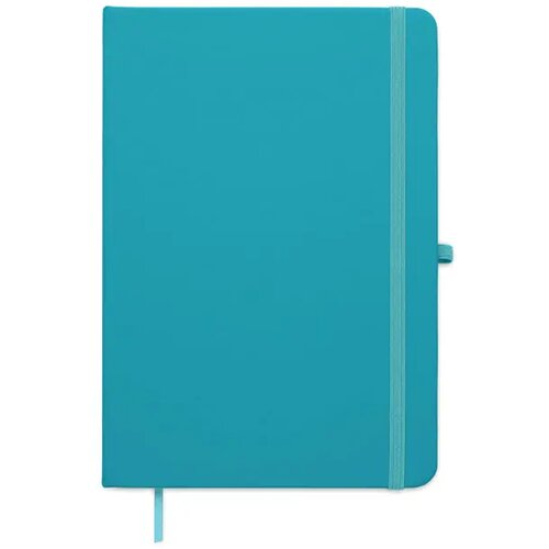 A5 gerecycled pu notitieboek Arcoloop turquoise
