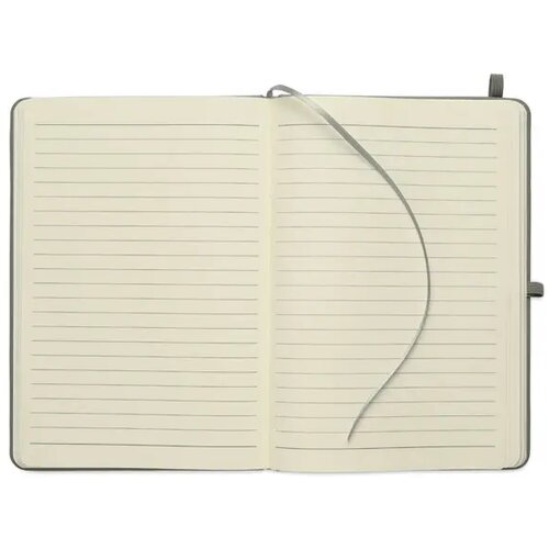 A5 gerecycled pu notitieboek Arcoloop steengrijs