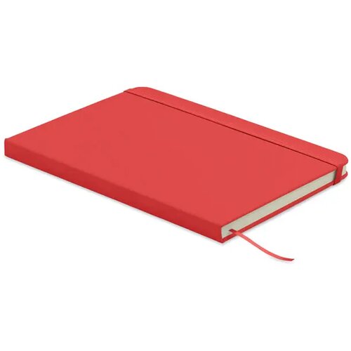 A5 gerecycled pu notitieboek Arcoloop rood