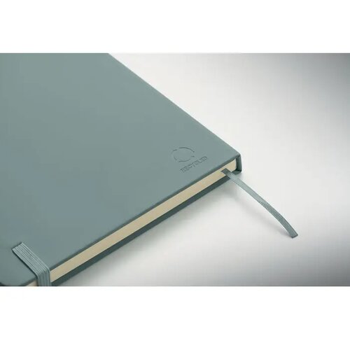 A5 gerecycled pu notitieboek Arcoloop petrol