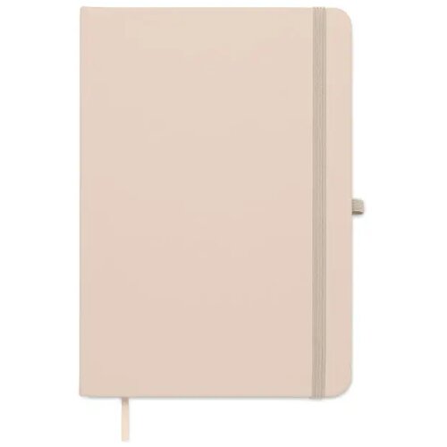 A5 gerecycled pu notitieboek Arcoloop gebroken wit