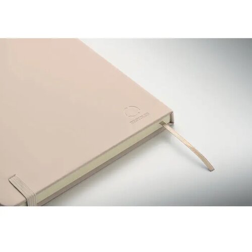 A5 gerecycled pu notitieboek Arcoloop gebroken wit