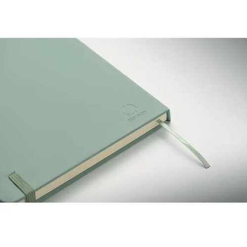 A5 gerecycled pu notitieboek Arcoloop mintgroen
