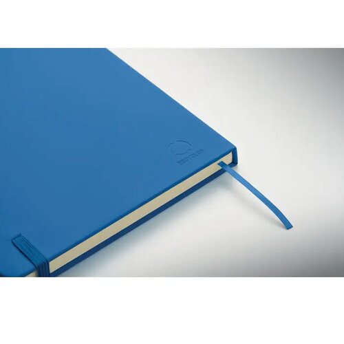 A5 gerecycled pu notitieboek Arcoloop royal blauw
