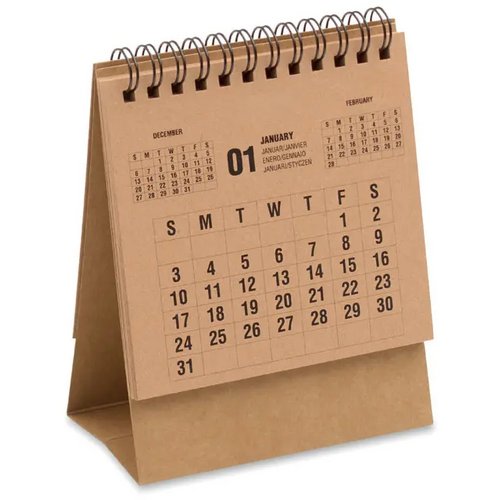 Bureaukalender voor 4 jaar Years beige
