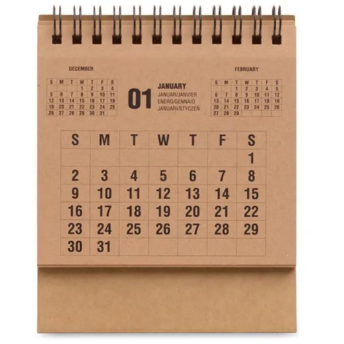 Bureaukalender voor 4 jaar Years beige