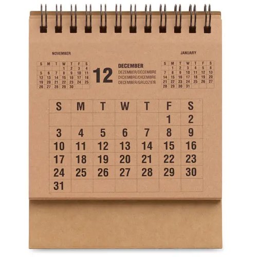 Bureaukalender voor 4 jaar Years beige