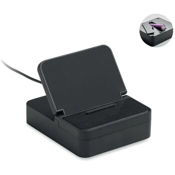 Draadloze speaker & lader 15w Chargebeat zwart