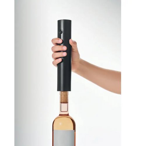 Elektrische wijnopener set Vino set zwart