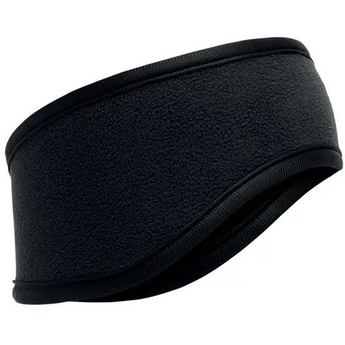 Fleece hoofdband Waves zwart