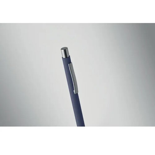 Gerecyclede aluminium balpen Nali marineblauw