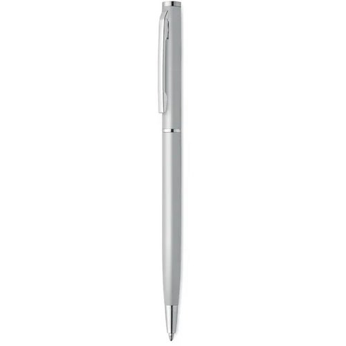 Gerecyclede aluminium balpen Nimes mat zilver