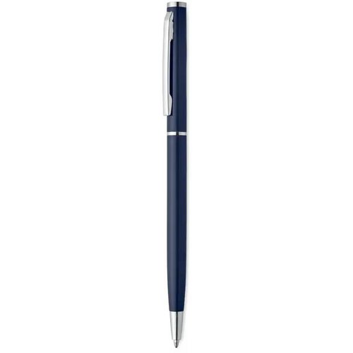 Gerecyclede aluminium balpen Nimes marineblauw
