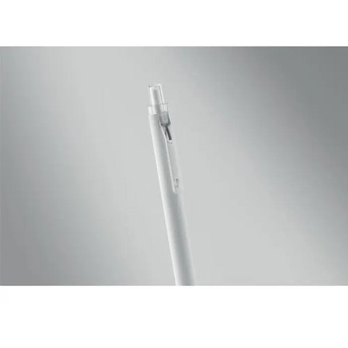Gerecyclede aluminium balpen Nosta wit