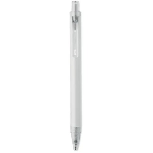 Gerecyclede aluminium balpen Nosta wit