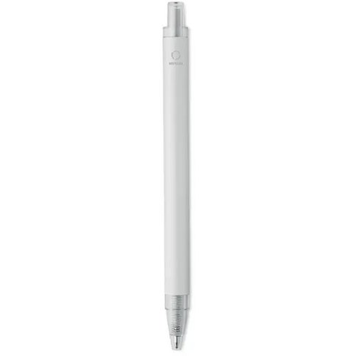 Gerecyclede aluminium balpen Nosta wit