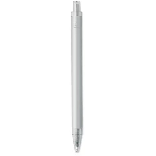 Gerecyclede aluminium balpen Nosta mat zilver