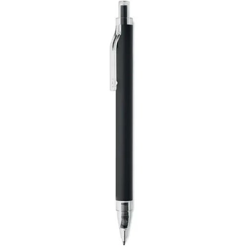 Gerecyclede aluminium balpen Nosta zwart