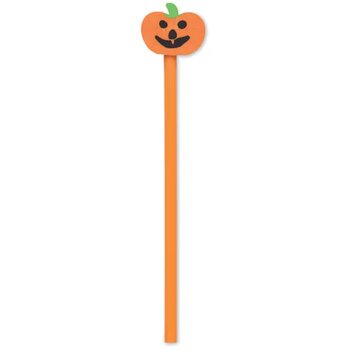 Halloween-potlood met gum Weenpen oranje
