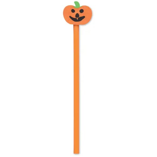 Halloween-potlood met gum Weenpen oranje