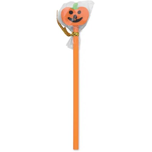 Halloween-potlood met gum Weenpen oranje