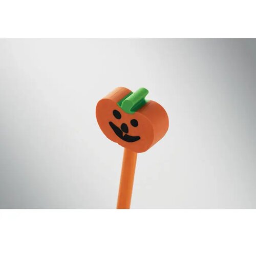 Halloween-potlood met gum Weenpen oranje
