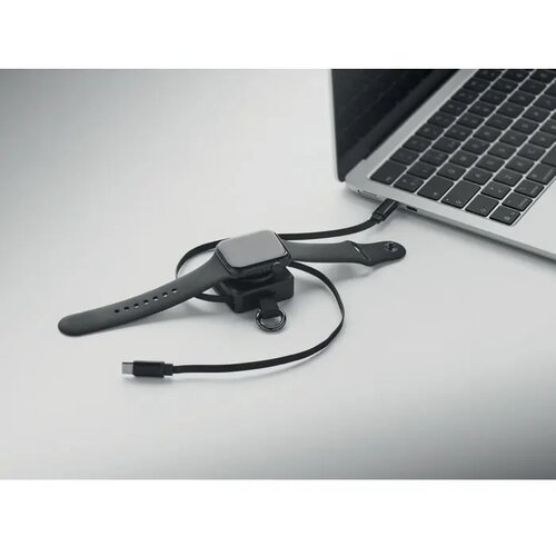 Intrekbare 100w usb-c-kabel Skilful zwart