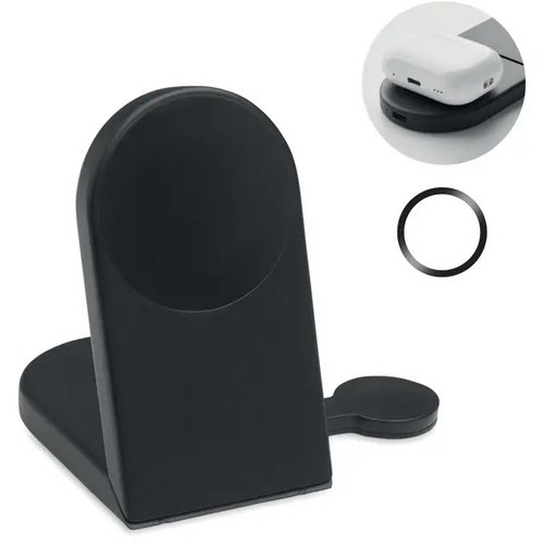 Opvouwbare 3-in-1 lader 15w Elasti zwart